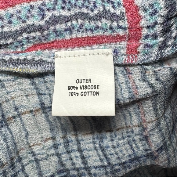 🌻 Anthropologie Conditions Apply Top Abstract Print size XS Wearable Art Artsy - Picture 5 of 6